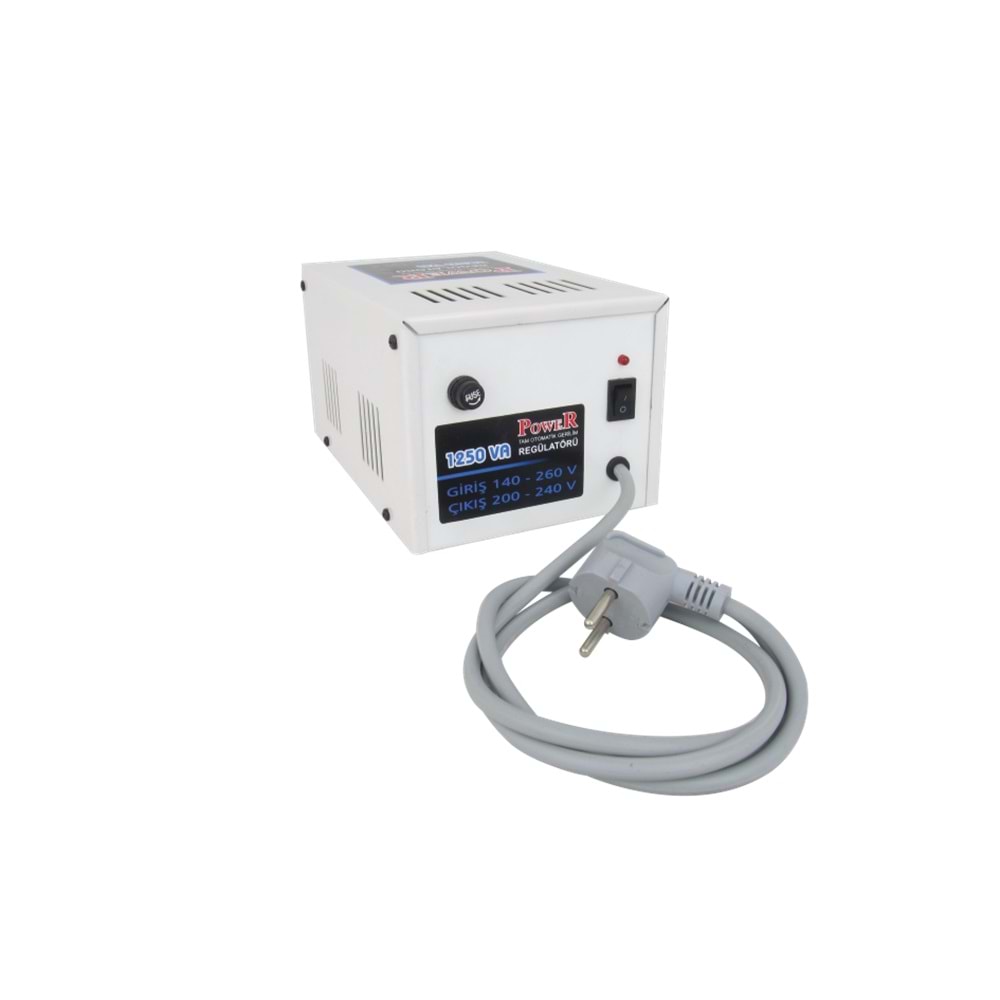 Power 1250VA AC Voltaj Regülatörü (Ekonomik Tip)