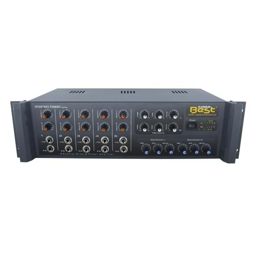 Basic 2x100W Stereo 5 Knl - Echo - 100V Sistem